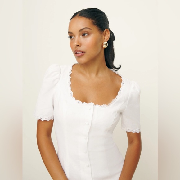 Reformation Anabella Linen Dress - Picture 3 of 9